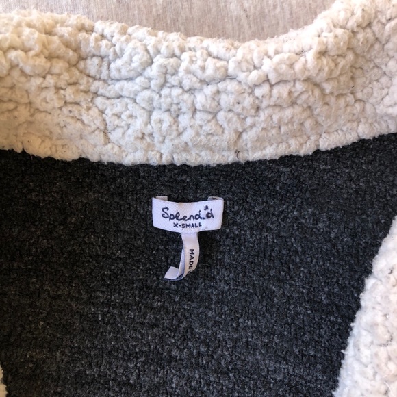 SOLD Fur-Lined Grey Jacket - Picture 2 of 4